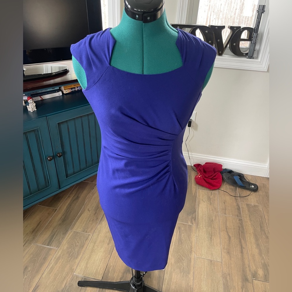 Purple Calvin Klein Dress 0P